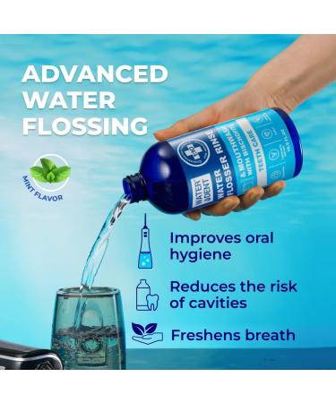 Water Dent Water Flosser Rinse Concentrate Mouthwash- Pack of 2 - 372 fl.oz - Mint Flavor - Buy Online on GoSupps.com