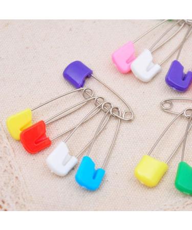 Supvox 50 Pcs Plastic Head Baby Diaper Safety Pins Baby Safety Pins Diaper Pins Safety Locking Baby Cloth Diaper Nappy Pins - Buy Online on GoSupps.com