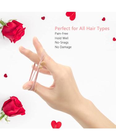 Boho Hair Tie Bracelets for Women - 30 Pcs Elastic Hair Ties for Thick Hair - Rubber Hair Bands for Girls - Soft & Stylish (6 Colors) - Buy Online on GoSupps.com