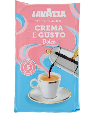 Lavazza Crema E Gusto Ground Coffee - 250g Dolce - Pack of 1 - Buy Online on GoSupps.com