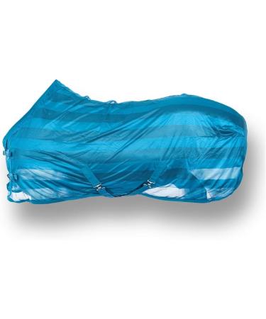 RL24 Flying Ceiling for Horses - Effective Insect Protection & Eczema Relief | Adjustable Breathable Hard-Wearing Horse Blanket in Petrol | 155cm - Buy Online on GoSupps.com