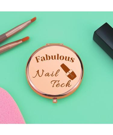 Nail Technician Gift: Compact Makeup Mirror for Nail Stylist - Perfect Appreciation and Birthday Gift - Buy Online on GoSupps.com