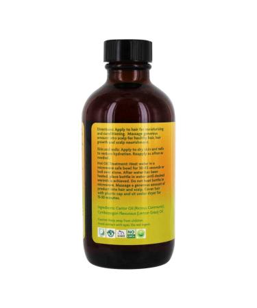 Island Twist JMCN Black Castor Oil Lemongrass 4oz - Buy Now - Buy Online on GoSupps.com