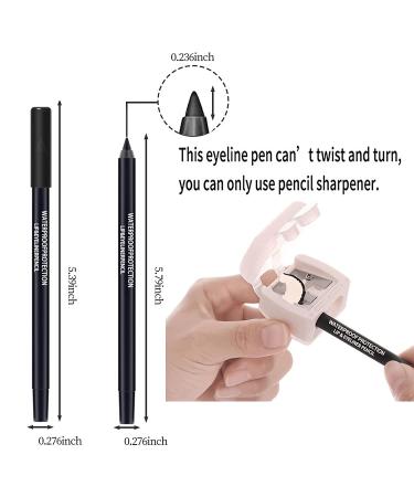 SUMEITANG 25 Colors Eyeliner Pencil Set - Rainbow Metallic Glitter Gel Pen Kit for Waterproof Eye Makeup - Buy Online on GoSupps.com