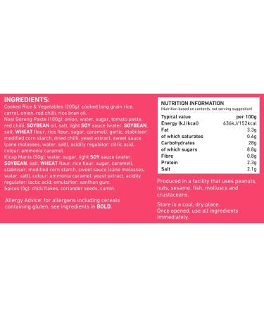 Malay Taste Nasi Goreng Kit 355g - Case of 6 - Buy Online on GoSupps.com