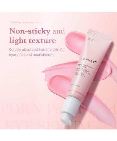 Medicube Salmon DNA PDRN Pink Peptide Eye Serum 1.01 fl.oz S rum yeux avec Niacinamide & R tinol pur Pour rides fines & teint irr gulier Salmon PDRN - Buy Online on GoSupps.com