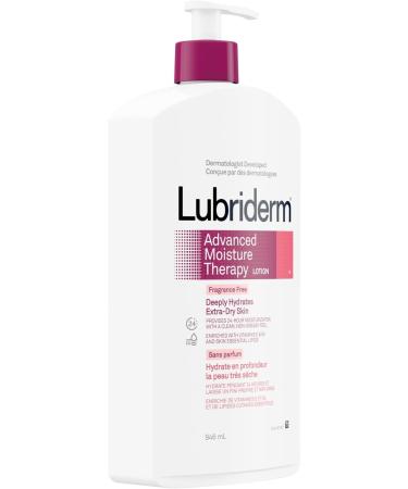 Lubriderm Advanced Moisture Therapy Moisturizing Cream - Fragrance Free Body Lotion 946mL Advanced Moisture Therapy 946 ml (Pack of 1) - Buy Online on GoSupps.com