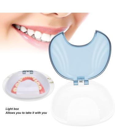 Portable Denture Box | Gray Tooth Holder for Dentures & Earplugs | Durable & Stylish Storage Solution - Buy Online on GoSupps.com