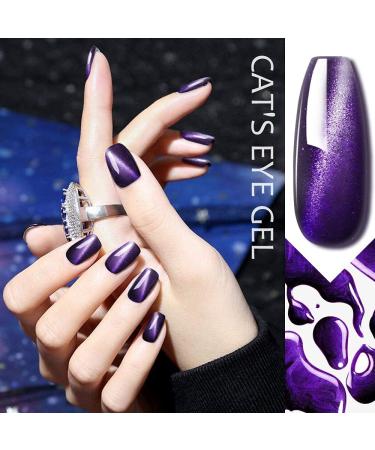 Allenbelle Cat Eye Magnet Gel Nail Polish - Soak Off UV Magnetic Gel (with Magnetic Tool) - Multi-color Series - Buy Online on GoSupps.com