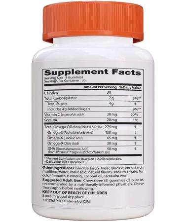 Doctor's Best Omega + DHA Gummies - Omega 3-6-9 with Citrus Flavor | 90 Count - Buy Online on GoSupps.com