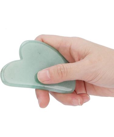 Aventurine Scraping Board Face Massage Tool Gua Sha Green Unique Design for Meridian Dredging  - Buy Online on GoSupps.com