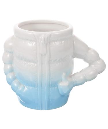 Baluue ceramic razor shell Razor-soap peel down jacket shape funny shaving cup shaving cup of shaving cup hairdresser accessories for wet shaving set