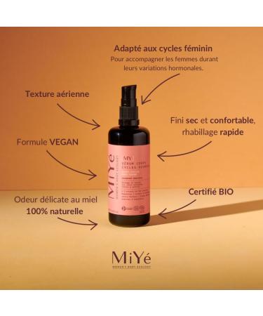 MiY | Body massage serum | Against hormonal tense areas breasts stomach and heavy legs | Magnesium arnica liquorice and gingko biloba | 50ml - Buy Online on GoSupps.com
