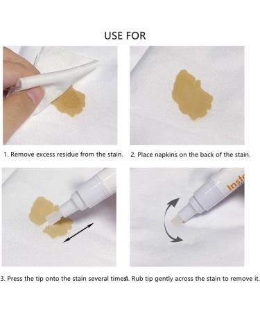 Stain Remover Pen - Wash Free Bleach Pen for Clothing | Remove Coffee Food Red Wine & Lipstick Stains | 3 Pack - Buy Online on GoSupps.com