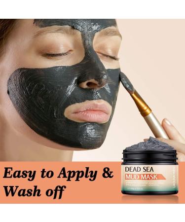 Lagunamoon Facial Deep Cleaning Natural Dead Sea Mud Mask Exfoliating Mask 250g - Buy Online on GoSupps.com