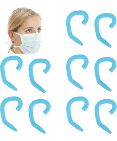 Face Cover Ear Hook Comfortable Perfect Fit Silicone Ear Protector Hook for Kids (Light Blue) - Buy Online on GoSupps.com