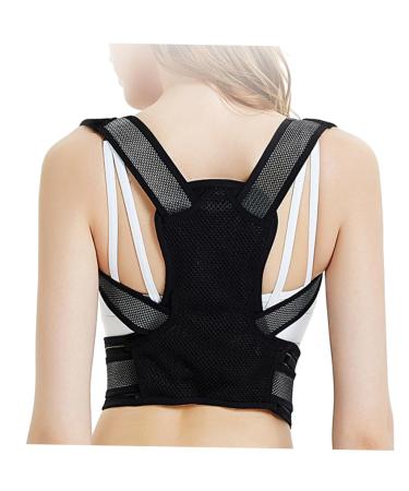 FRCOLOR Belt Improves Posture Belt Posture Device Straightener Brace for Posture Brace Posture Shoulder Posture Support Posture Band Child Anti Hunchback Trainer S Black
