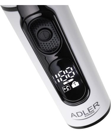 ADLER EUROPE Hair Trimmer Beard Trimmer Razor for Men & Boys Waterproof Wireless Rechargeable USB Hair Trimmer IPX6 LED Display - Buy Online on GoSupps.com