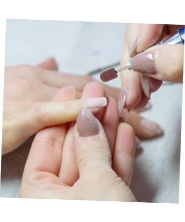 Sosoport 1 Set Nail Sand Ring Cap Nail Drill Bits Nail Dedicated Grinding Head Cap Portable Handpiece File ceramic nail drill bit Nail Drill Kit nail bit to rotate alloy head box white 8x6cm White - Buy Online on GoSupps.com