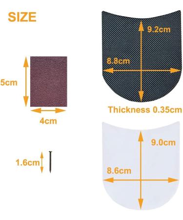 Unikstep Shoe Sales Cushions - Anti-Slip Rubber Heels 3.5mm Thick Replacement Set & Self-Adhesive Stickers for Ultimate Shoe Protection - Buy Online on GoSupps.com