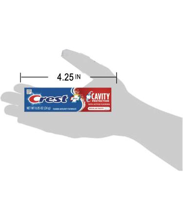 Crest Cavity Protection Regular Toothpaste Travel Size .85 oz. (24g) - Pack of 4 Mint 0.85 Ounce (Pack of 4) - Buy Online on GoSupps.com