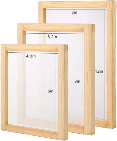 35-Piece Screen Printing Kit with Wood Frames, Mesh, Butterfly Clamp, Squeegees, and Ink Tools - Buy Online on GoSupps.com