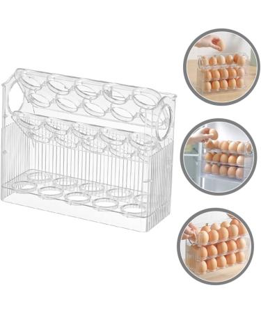 PRETYZOOM Egg Storage Box Eggs Egg Holder for Fridge Refrigerator Egg Rack Household Egg Holder Dog Tray - Buy Online on GoSupps.com