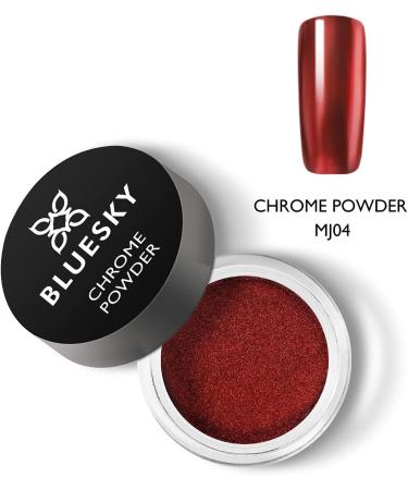 Bluesky Chrome Nail Powder Kit - Metallic Red Gel Nail Art 5g - Buy Online on GoSupps.com