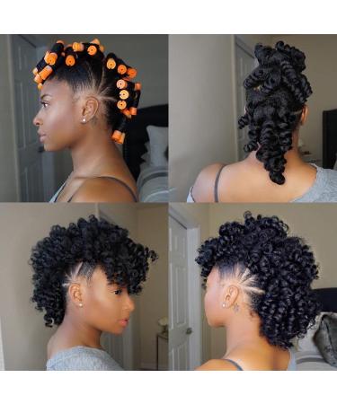 100pcs Perm Rods Set for Natural Hair - 5 Sizes Cold Wave Rods Hair Rollers for Women - Hair Curling Rods for Long Medium Small Hair - DIY Hairdressing Tools in Orange, Purple, Gray, Blue, Yellow - 100 Count - Buy Online on GoSupps.com