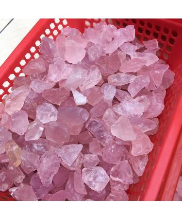 Natural Crystal Rough Gift for Family 50G Natural Raw Pink Rose Quartz Crystal Rough Stone Specimen Crystal Love Natural Stones and Minerals Fish Tank Stone Lucky Stone - Buy Online on GoSupps.com