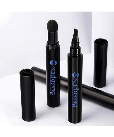 NewBang Beard Pencil Filler Kit - Waterproof, Longlasting & Natural Looking Beard Pen for Men (Black 2PCS) - Buy Online on GoSupps.com