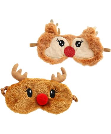 Shop Minkissy 6 Pcs Plush Blindfold Set | Men's & Kid's Eye Masks for Sleep Travel & Relaxation - Soft Cozy & Fun Designs - Buy Online on GoSupps.com