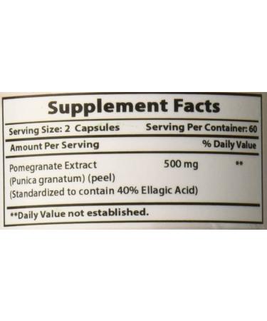 Best Naturals Pomegranate Extract 250mg - 120 Capsules | Powerful Antioxidant Supplement - Buy Online on GoSupps.com