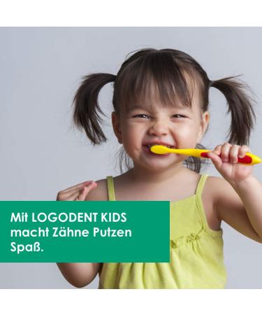 Logodent Naturkosmetik Fresh Kids Bio Mint Toothpaste Vegan Fluoride-Free for Healthy Milk & Children's Teeth (50ml) - Buy Online on GoSupps.com