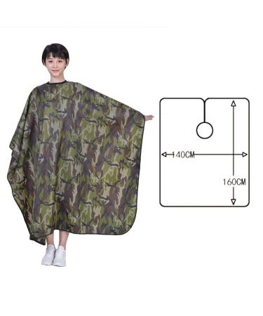 LWBTOSEE Waterproof Hairdressing Cape - Oilproof Camouflage Pattern | Professional Hairdressing Accessories - International Shipping Available - Buy Online on GoSupps.com