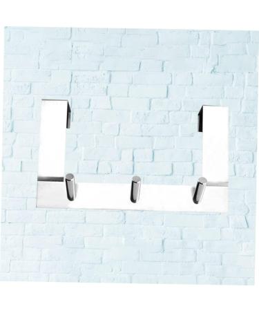 Holibanna Coat Hangers Back of Door Hooks Over The Door Hanger Hook up Stainless Steel Hanging on The Door 21.3*12.4cm As Shown - Buy Online on GoSupps.com
