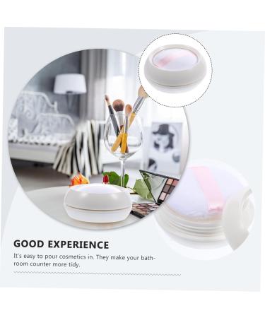 FOYTOKI 1 Set Powder Box Empty Powder Case Powder Puffs Empty Reusable Loose Powder Compact Container - Buy Online on GoSupps.com
