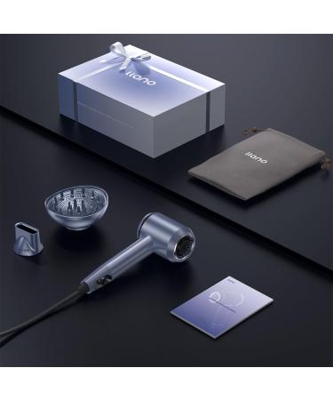 Buy Llano Ion Hair Dryer | Fast-Drying & Diffuser | 100M Negative Ions | Brushless Motor | 19m/s Air Flow | 5 Heat & 2 Speed Levels (Ice Blue) - International Shipping Available - Buy Online on GoSupps.com