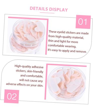 DOITOOL 2 Boxes Double Eyelid Sticker Stickers Double Eyelid Strips Double Eyelid Tapes Comfortable Miss - Buy Online on GoSupps.com