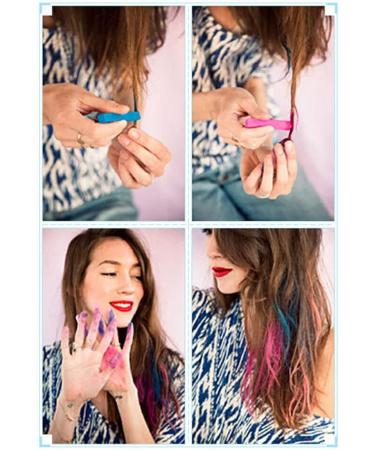 Dajidafu Temporary Hair Dyeing Chalk Hair-styling Dye Stick Cosplay Performance Hairdressing Beauty Professional Hairdresser 24 Colors Short - Buy Online on GoSupps.com