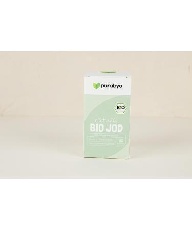 Organic Jod Capsules | Natural Iodine from Hebrides Algae | Bio Kelp Vegan Supplements | 150 g Organic Iodine per Capsule | Eco-Friendly Glass Container - Buy Online on GoSupps.com