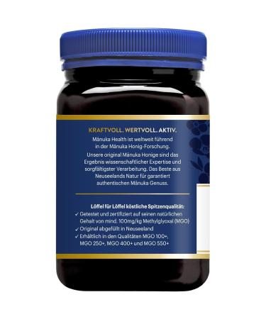 Buy Manuka Health MGO 400+ & MGO 100% Pure Manuka Honey Bundle - 500G | Premium New Zealand Honey with Certified Methylglyoxal - Buy Online on GoSupps.com
