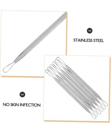 Healeved 7pcs Double-headed Extrusion Ring Needles Pimple Needle Pore Cleaning Kits Blackhead Removers Pimple Tools Pimple Removers Double-headed Beauty Tools Comedone Extractors - Buy Online on GoSupps.com