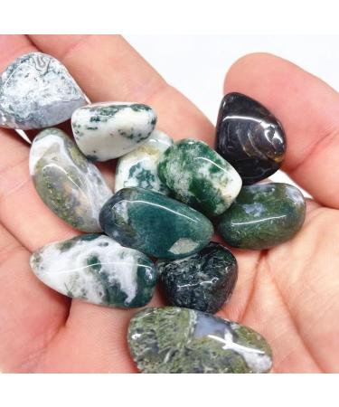 Wholesale Natural raw Moss Agate Crystals Tumbled Stone 15mm-22mm (Color : 200g) - Buy Online on GoSupps.com