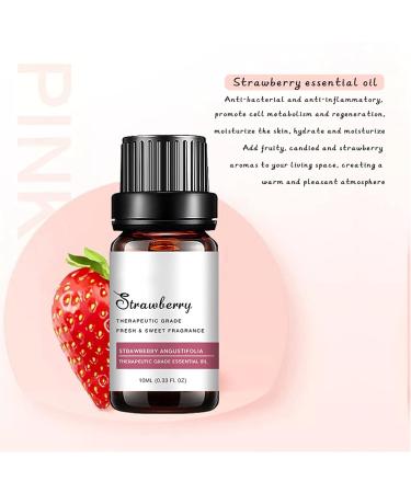 Strawberry Massage Etheric Oil | Pure Natural Aromatherapy Fragrance for Diffusers Humidifiers Yoga & Body Care - 10ml - Buy Online on GoSupps.com