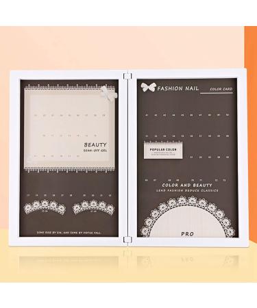 83 Nail Display Book - Waterproof Nail Art Presentation Box with Magnetic Closure | Empty Nail Color Table for Organized Nail Art Display - Buy Online on GoSupps.com