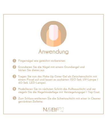 N&BF 5ML Comfort Line Make Up Gel Ros - High Quality Camouflage Gel for Gelnageln | Professional Nail Products Made in Germany - International Shipping Available - Buy Online on GoSupps.com