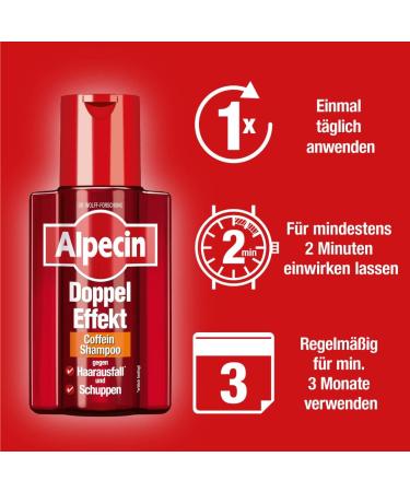  Alpecin Alpecin 3-Pack of Dual-Effect Caffeine Shampoos 200ml - For Hereditary Hair Loss and Dandruff - Suitable for Oily Scalps - Buy Online on GoSupps.com