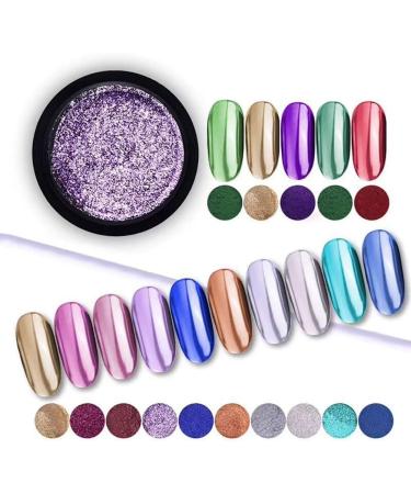 Buy Tyrrdtrd Glitter Powder - 2ml Shiny Metal Mirror Effect Red for Stunning Manicure Decoration | International Shipping Available - Buy Online on GoSupps.com