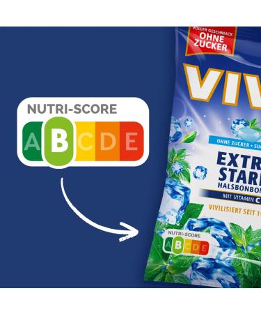 VIVIL Extra Strong Sugar-Free Throat Lozenges with Vitamin C - Peppermint Flavor Vegan 120g Bag - International Shipping Available - Buy Online on GoSupps.com